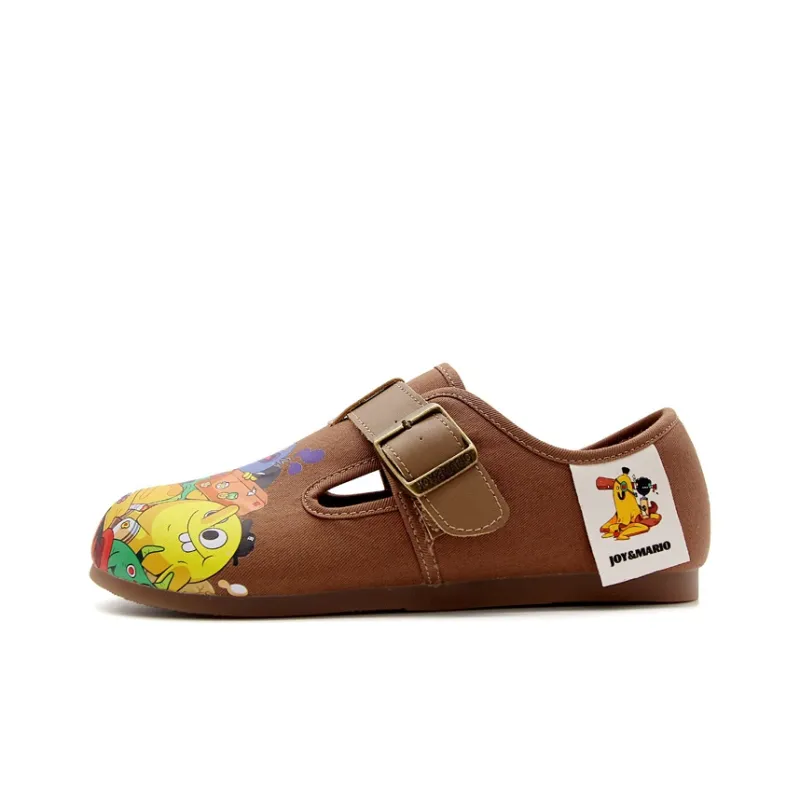 Joy&Mario Anti-Slip And Wear-Resistant Coverage Low-Top Casual Shoes Women's-0