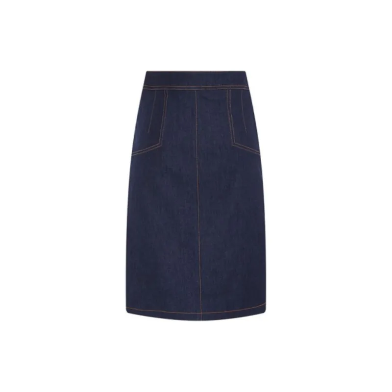 DVF Diane Von Furstenberg Denim Short Skirts Women's Blue-1