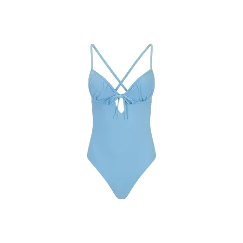 Victoria's Secret One-Piece Swimsuits Women's Chambray Blue/Sky Blue