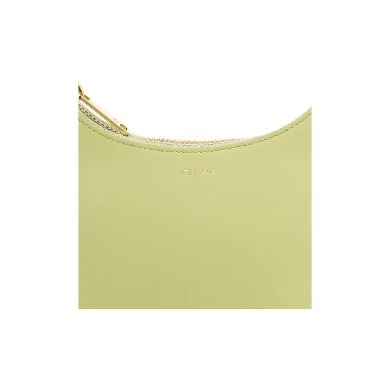 CELINE AVA Smooth Cow Leather Shoulder Bag, Handbag, Shoulder Bag Women's Avocado Green-8