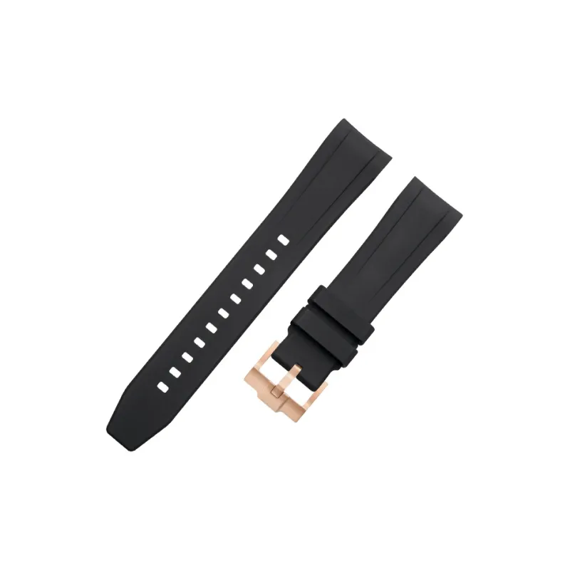 VAGENARI Rubber Strap Compatibility With Rolex New Arrival Ditan 126505 Pin Buckle Style Watch Band Unisex-5