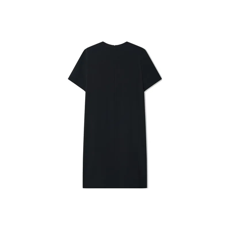 COVERINS Short Sleeved Dresses Women's Black-1