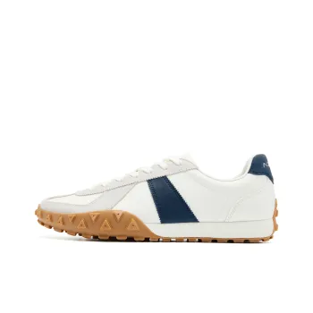 QIAODAN Abrasion Resistant Breathable Low Top Casual Shoes Men's White Blue