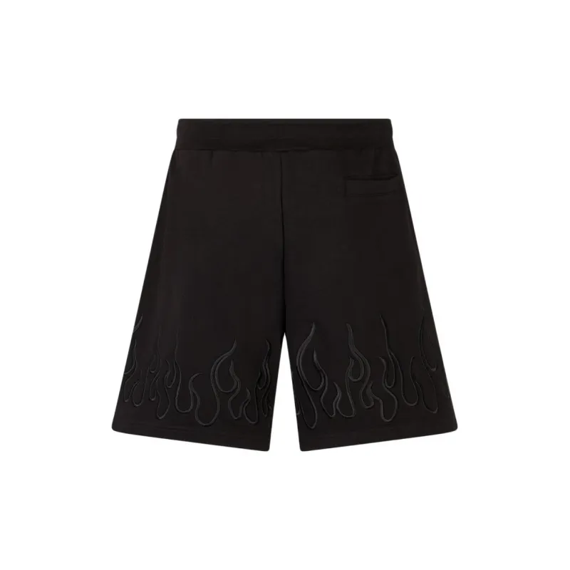 Vision Of Super Flame embroidered Track Shorts-1