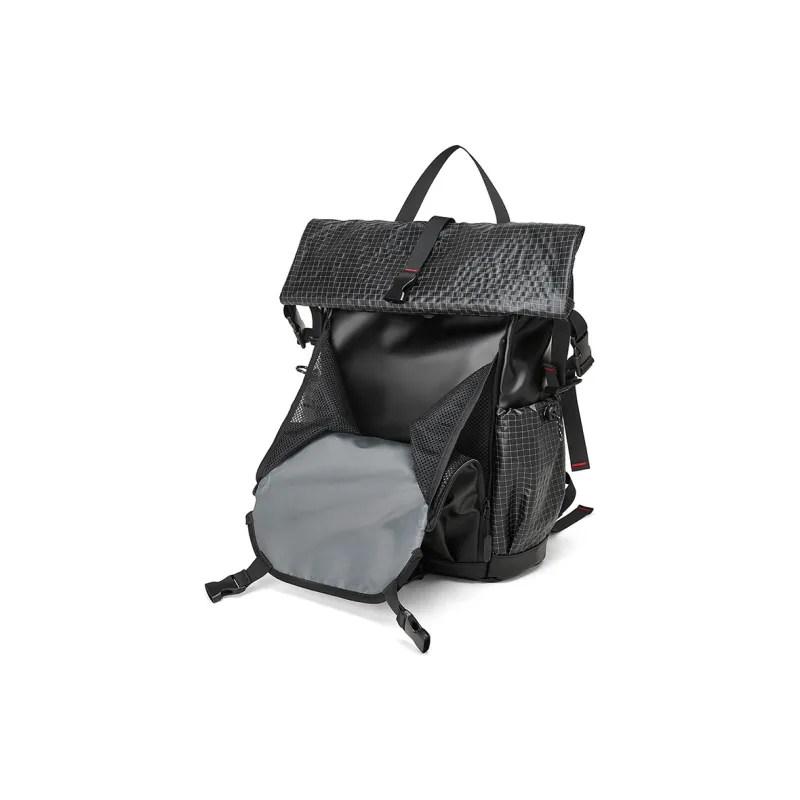 BOSTANTEN Fabric Laptop Backpack Large Size Men's Black-1