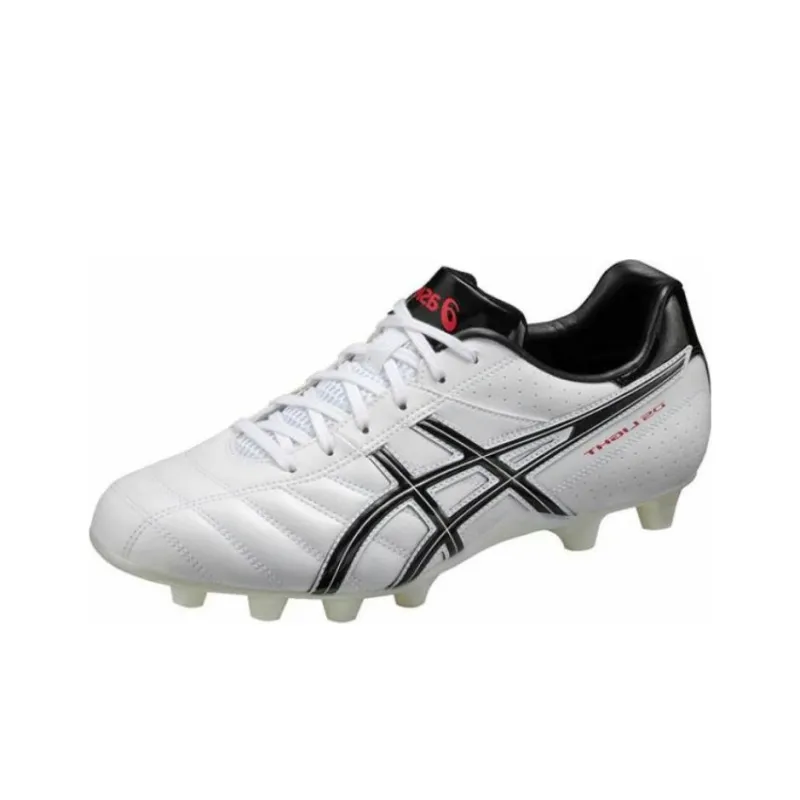 Asics DS LIGHT ACROS 3 Anti-Slip And Wear-Resistant Coverage Soccer Shoes Men's White-0