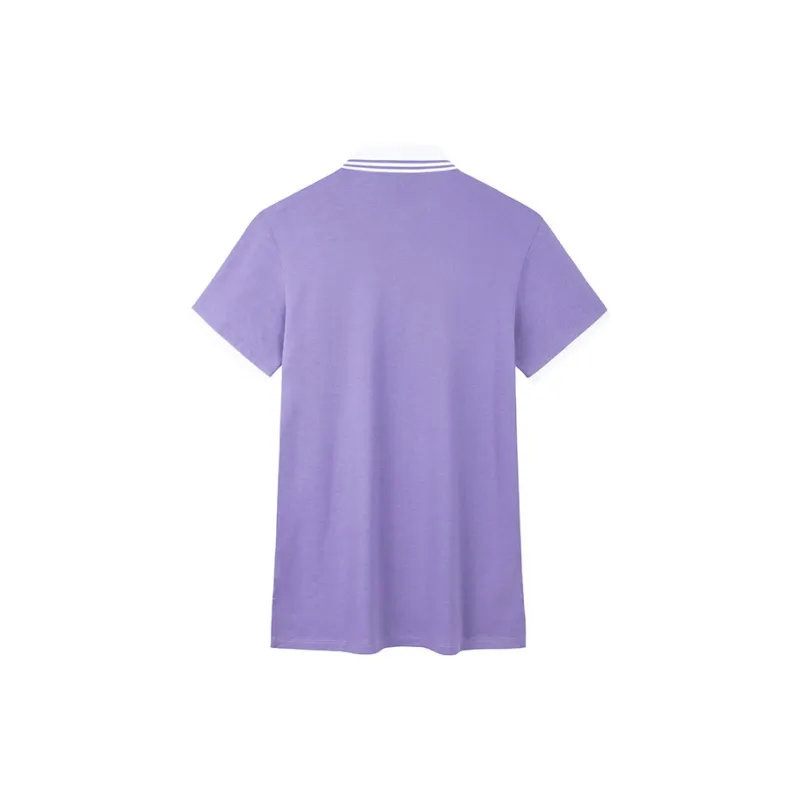 Anta Short Sleeved Dress Women's Crystal Purple-1