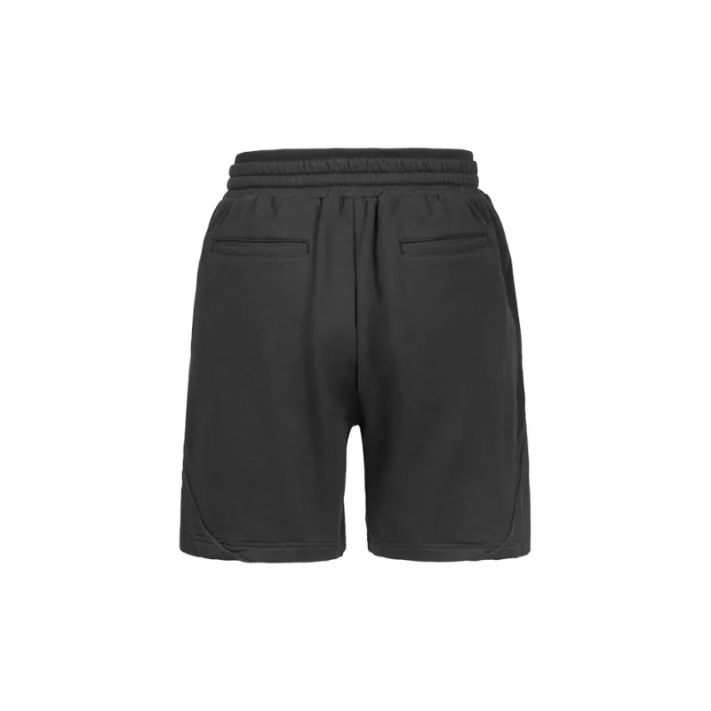 C2H4 Mélange effect Cotton Track Shorts-1