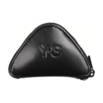 Y 3 Leather Wallet Purse Regular Unisex Black