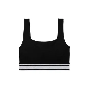 Victoria's Secret PINK PINK FLIP IT SEAMLESS REVERSIBLE SPORTS BRA/PB Bra Women's Pure Black
