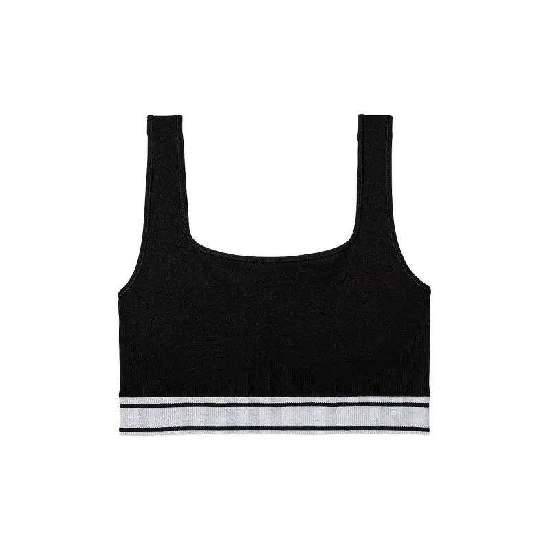 Victoria's Secret PINK PINK FLIP IT SEAMLESS REVERSIBLE SPORTS BRA/PB Bra Women's Pure Black-0