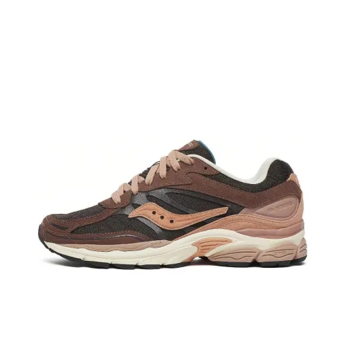 Saucony Pro Grid Omni 9 Breathable Support Lightweight Low-Top Casual Running Shoes Unisex Umber