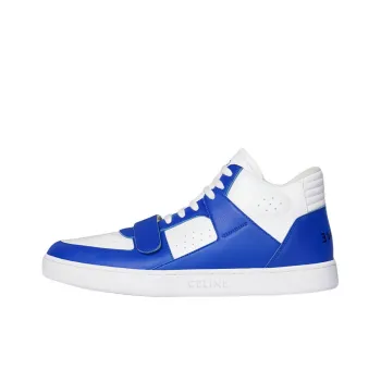 CELINE CT 02 Stylish Skateboarding Shoes Men's White Blue