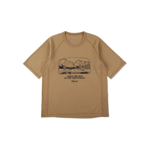 WIND AND SEA T-Shirts Unisex Beige