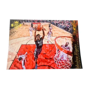 PANINI Andrew Wiggins 16 17 Timberwolves Oil Painting Large Size Player Card Product Access Sports Cards 1 Pc