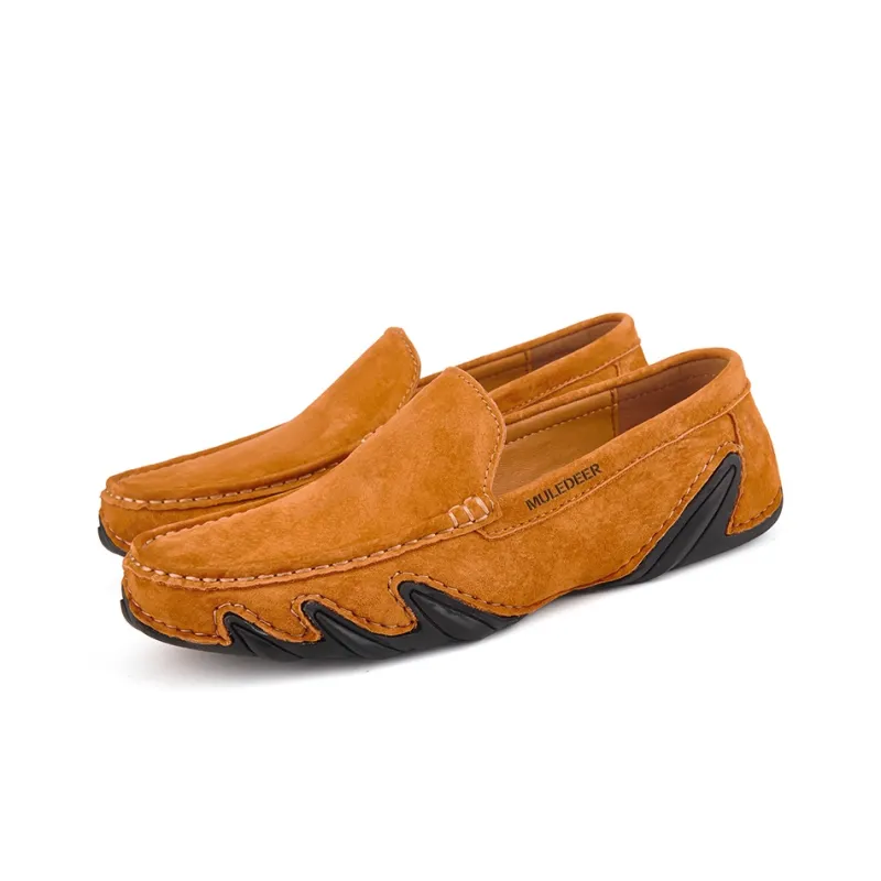 Black tailed Deer Gommino Loafers Men's-5