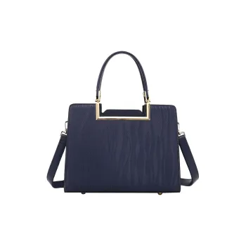 TTaG．baG Microfiber Synthetic Leather Shoulder Bag Women's Blue