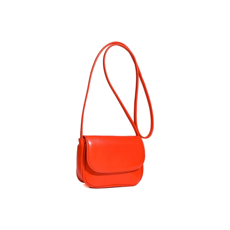 HAWA Artificial Leather Shoulder Bag Crossbody Bag Small Square Bag Regular Women's Red/Black/Silver/White-1