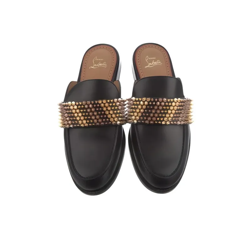 CL Closed Toe Slippers Men's Black-2