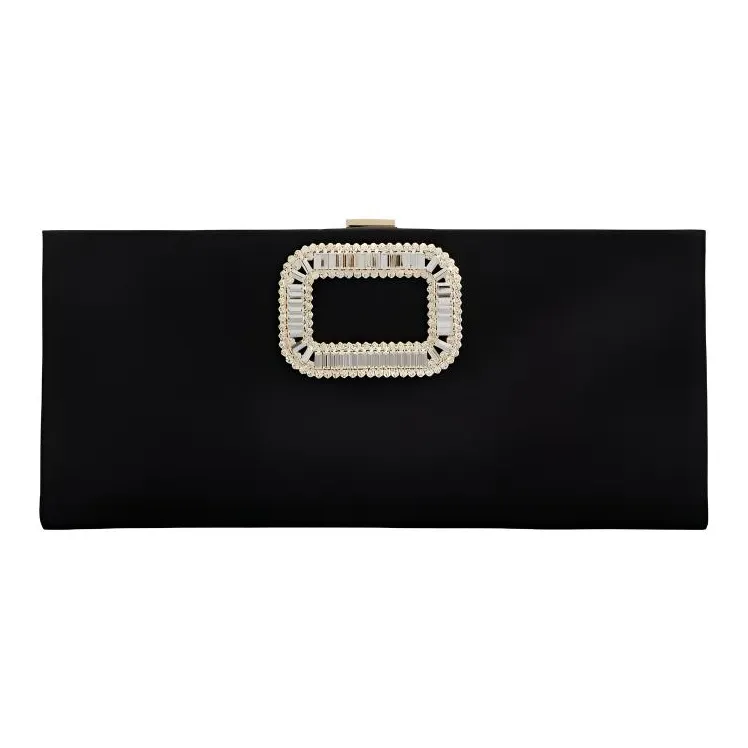 Roger Vivier Buckle Embellished Clutch Bag-0