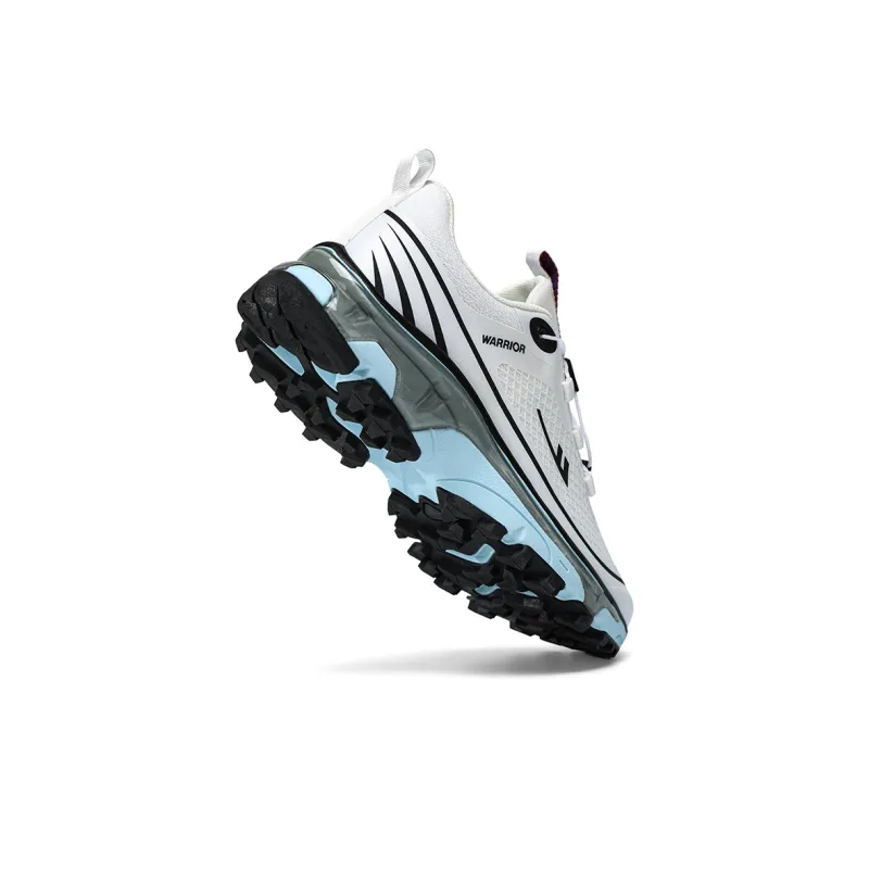 Warrior Durable Breathable Low Top Outdoor Shoes Men's White-6