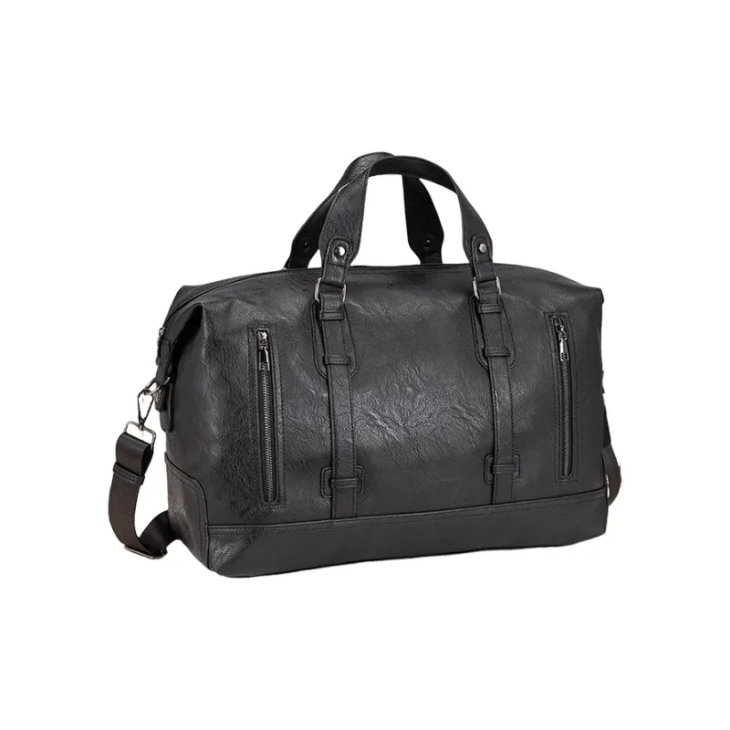 TTaG．baG PVC Polyvinyl Chloride Travel Bag Regular Men's Black-2