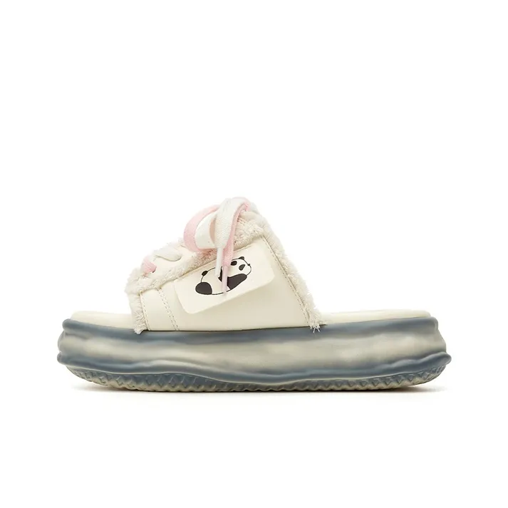 Jin Baichuan Leather Patchwork Odor Resistant Quick Dry Slide Slippers Women's-18