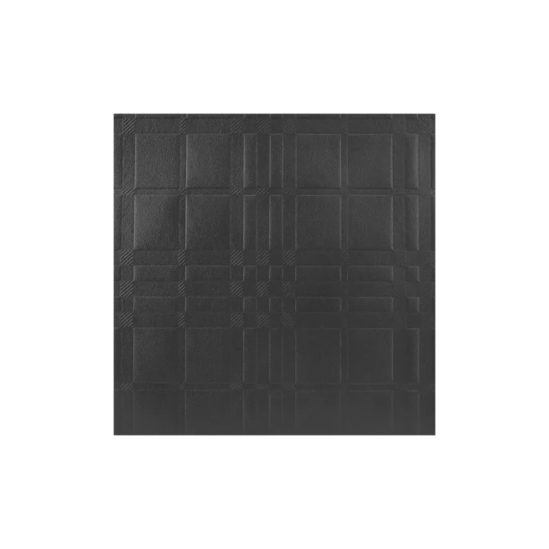 Burberry Calfskin Storage Bag Clutch Tubas Men's Gray-9