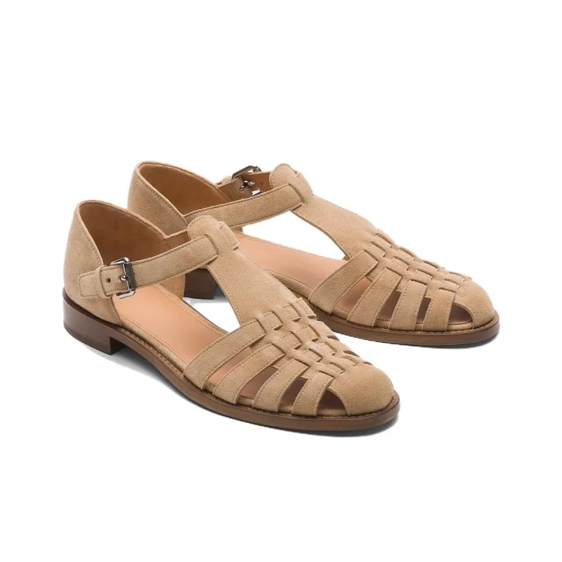 CHURCH'S Kelsey Roman Sandals Women's Brown-3