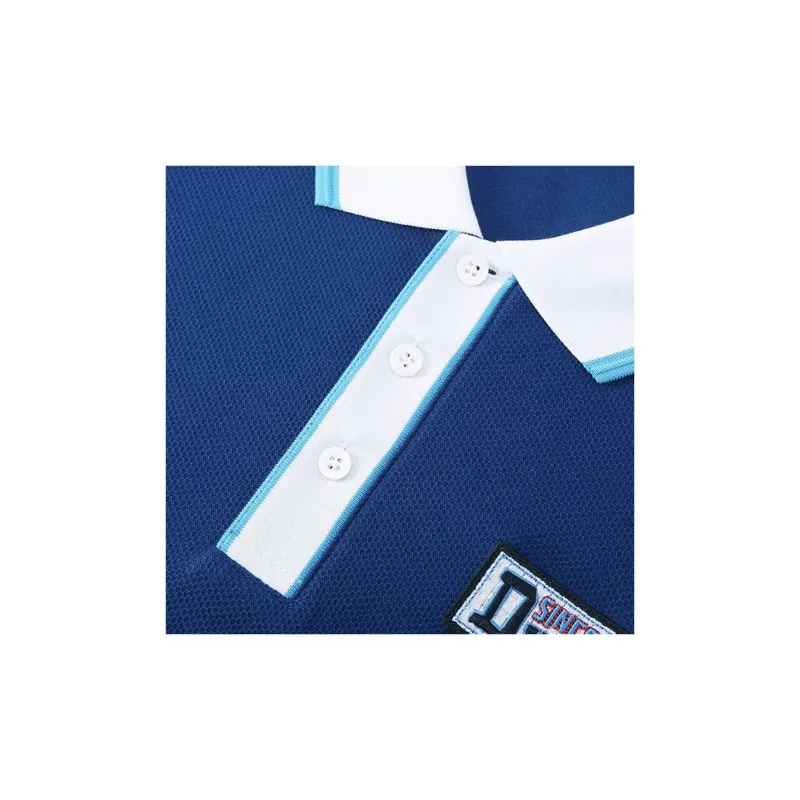 DAVID NAMAN Polo Shirt Men's Gemstone Blue-3