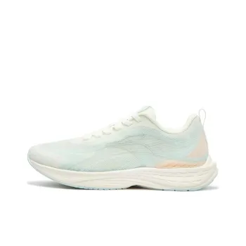 361° Cushioning, Wear Resistant Low Top Running Shoes Women's White Blue Orange