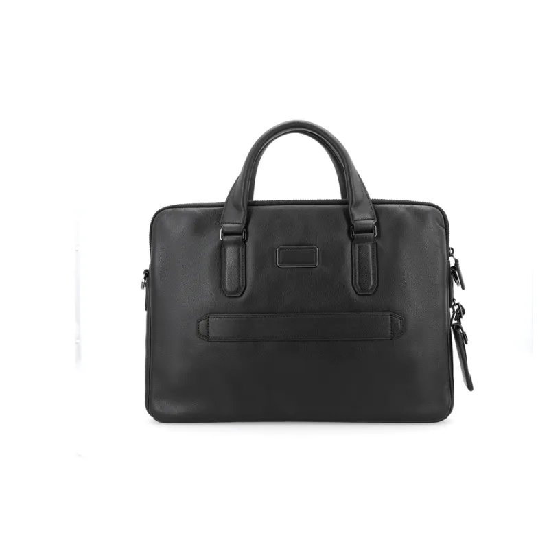 TUMI TUMI Harrison Leather Handbag Shoulder Bag Crossbody Bag Briefcases Men's Black-6