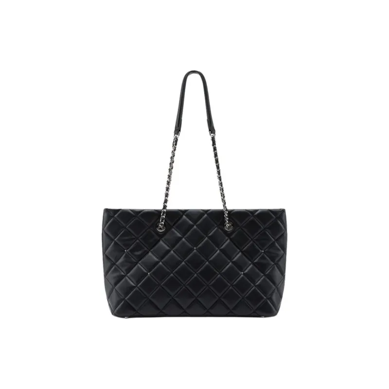 PAULS BOUTIQUE Pure Vegan Leather Tote Bag Shopping Bag Handbag Shoulder Bag Women's Black-5