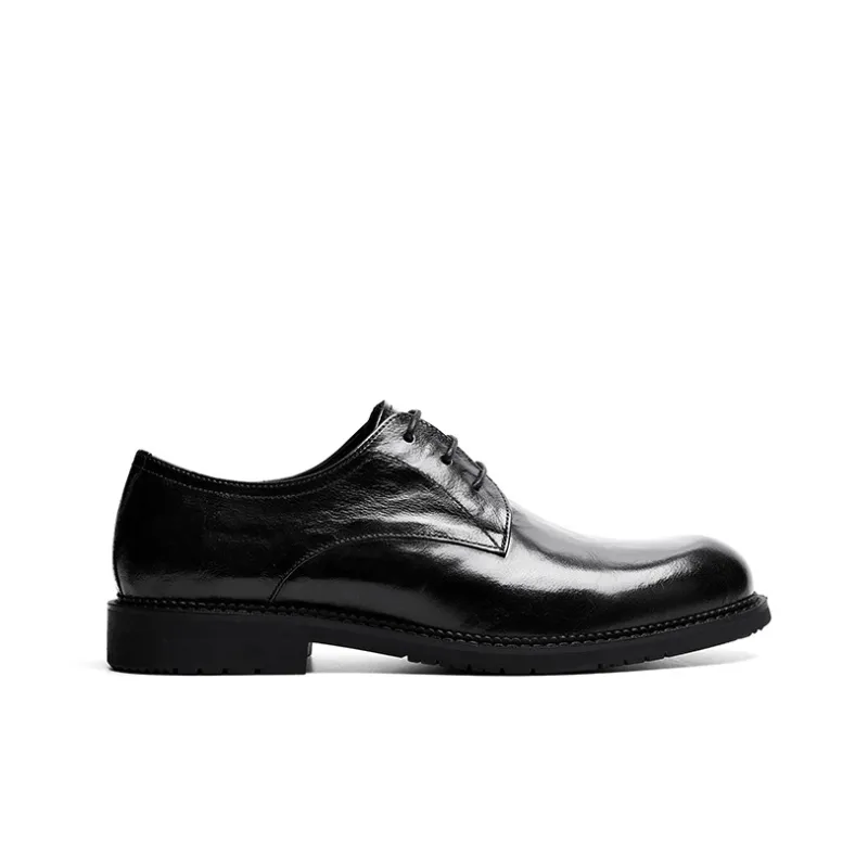 Hautton Jeans Dress Shoes Men's Black-1