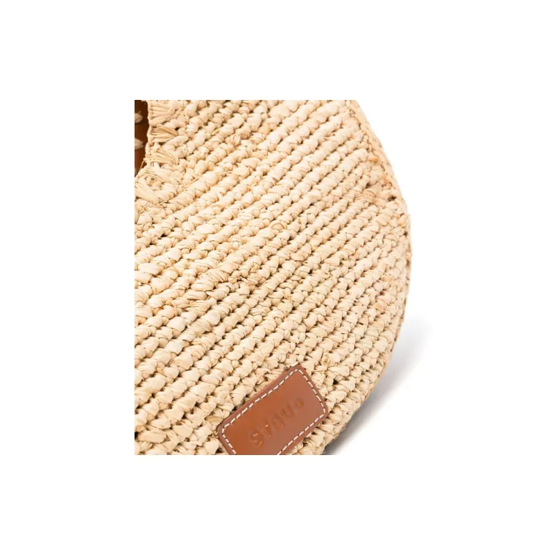 Staud Moon Raffia Tote Bag-3