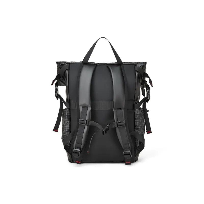 BOSTANTEN Fabric Laptop Backpack Large Size Men's Black-2