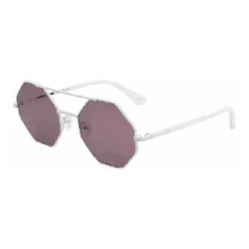 McQ Alexander McQueen Aviator Sunglasses Unisex Silver