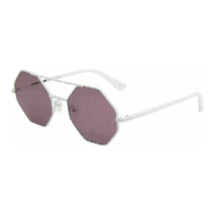 McQ Alexander McQueen Aviator Sunglasses Unisex Silver-0