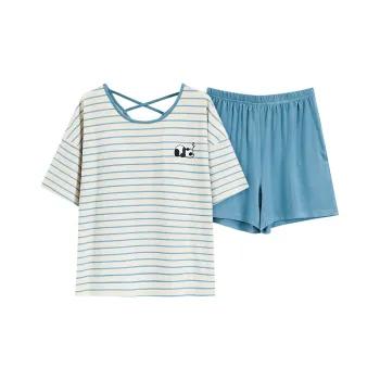 GOSO Pajama Set Women's Blue Shades