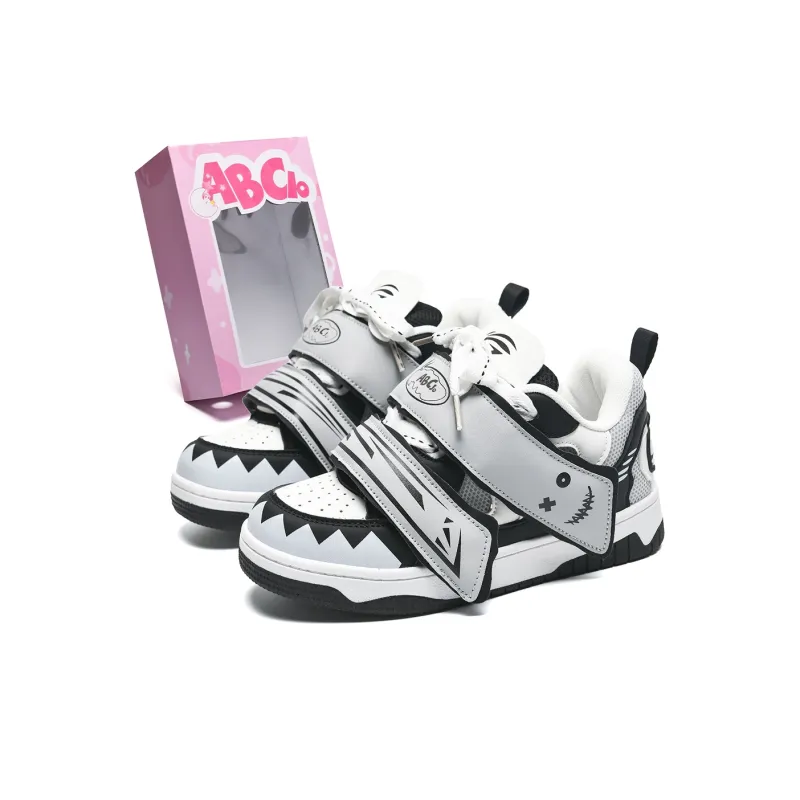 ABCIO Lightweight Low Top Skateboard Shoes Unisex-5