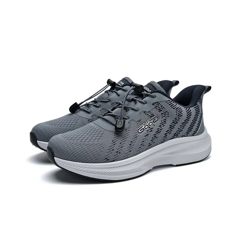 HLA Men's Breathable Platform Lace-Free Athletic Shoes Lightweight Comfortable Elderly Shoes-1