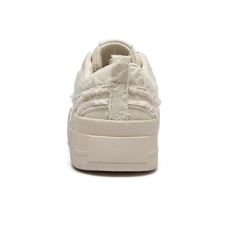 La Chapelle Height Increasing Breathable Low-Top Canvas Shoes Women's-15