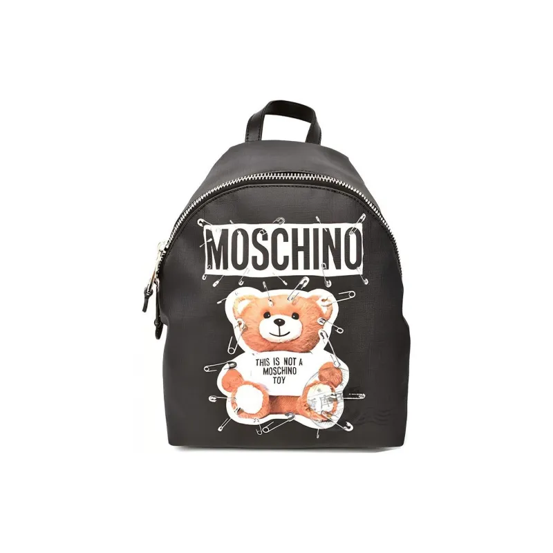 MOSCHINO Artificial Leather Backpack Women's Black-0
