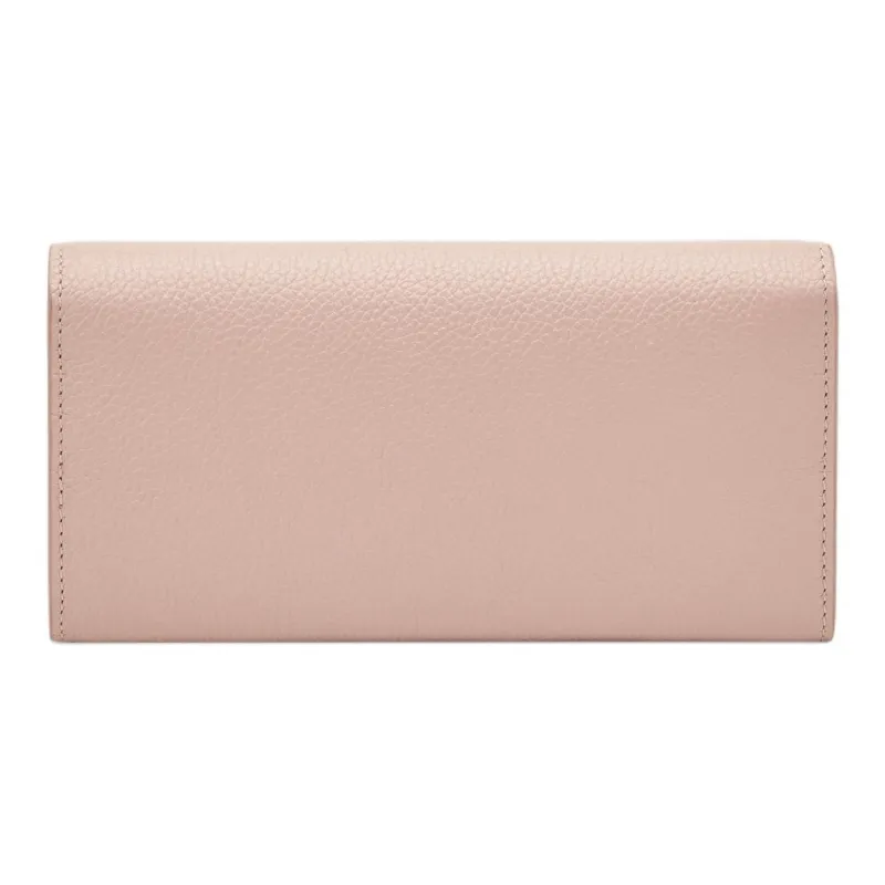 FERRAGAMO Hammered Texture Calfskin Shoulder Bag, Crossbody Bag, Wallet Women's Blush Pink-3