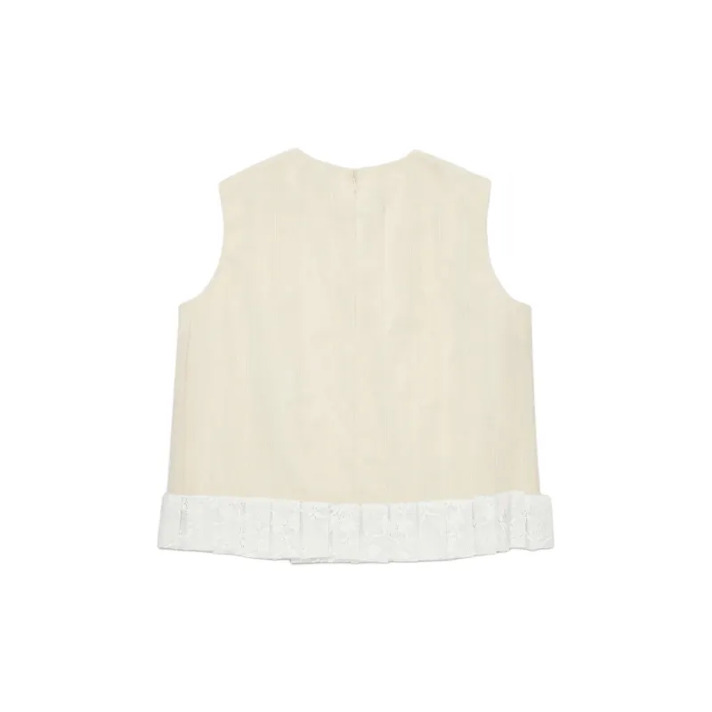 CLOT x Reverie By Caroline Hú Tank Tops Women's Cream-1