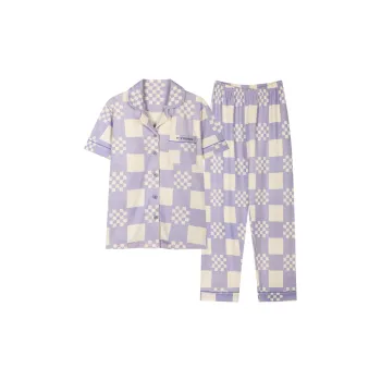 H-YXIANG Pajama Set Women's Lilac