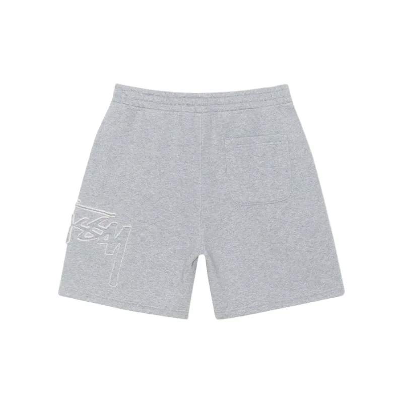 Stussy Tonal Applique Fleece Short-5