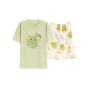 Pretty Lady Pajama Set Men's Light Green