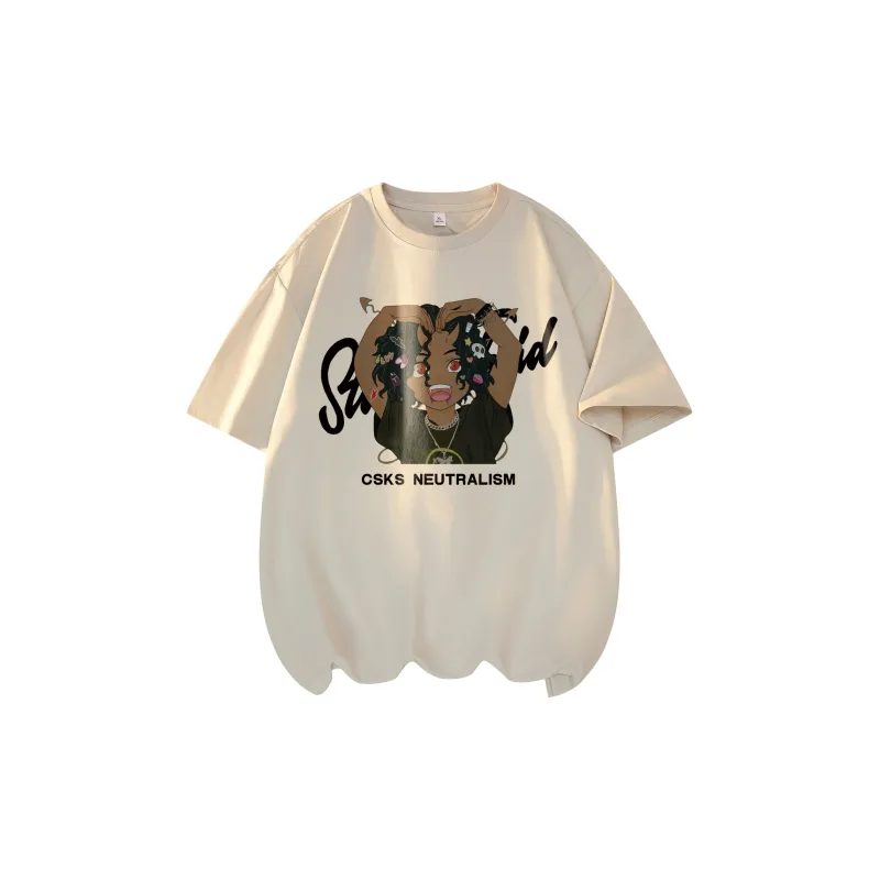 CSKS Drop Shoulder Sleeve T-Shirt Unisex-18