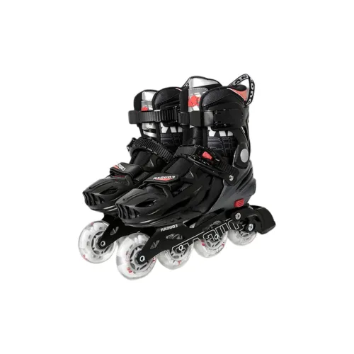 ROADSHOW Inline Skates PU Aluminum Alloy Unisex Black White